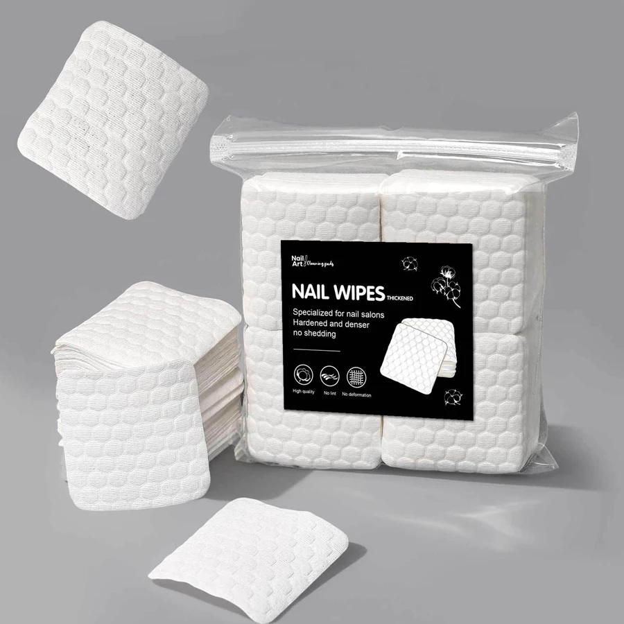 Gel Refill Pack - 200 stuks pluisvrije nageldoekjes, duurzame nagelreinigingspads,