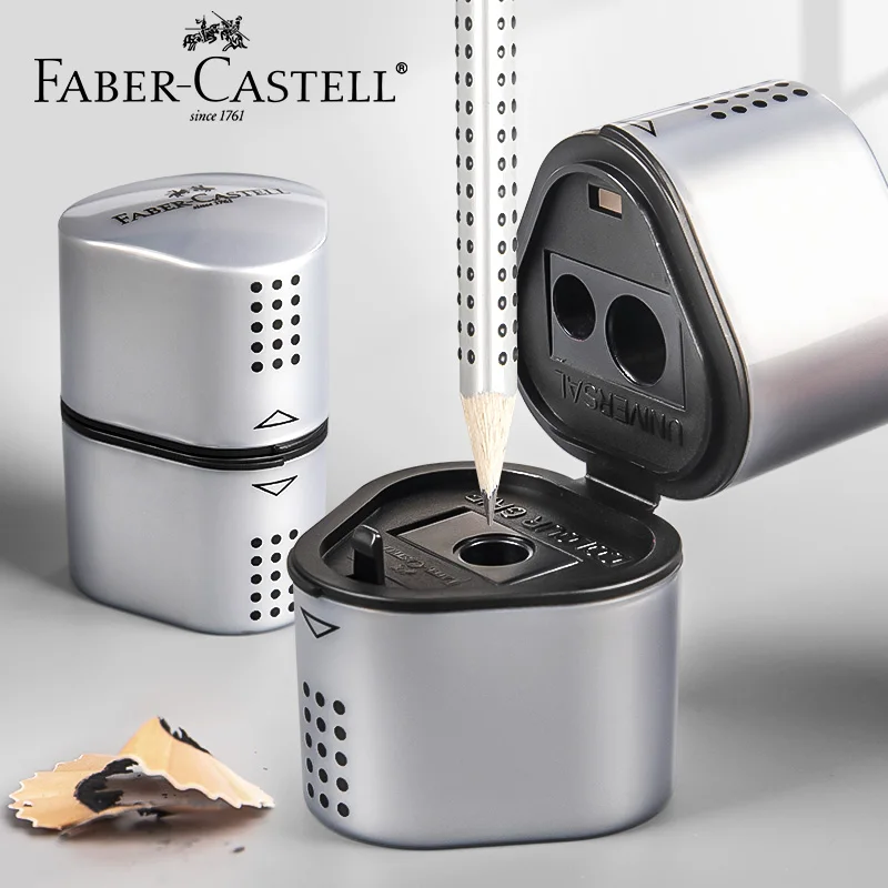 Faber-Castell Pencil Grip - Faber-Castell Grip Trio 3-in-1 Artist puntenslijper,