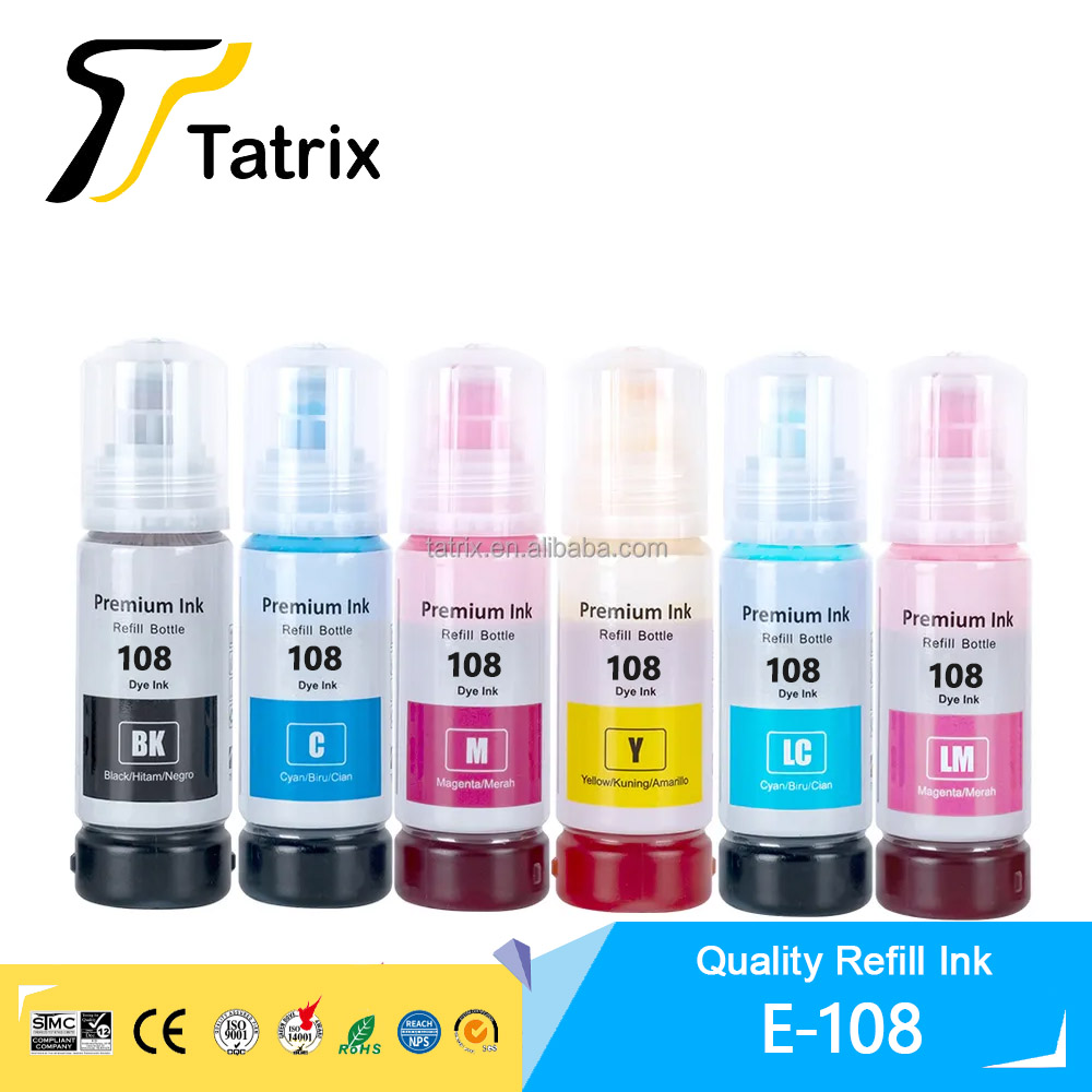 Fountain Pen Bottled Ink - Tatrix inkt voor Epson 108, compatibele