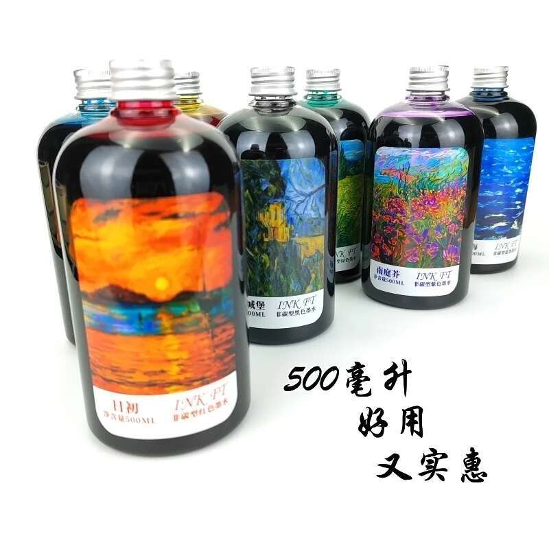 Fountain Pen Bottled Ink - Oramile 500 ml Grote Fles Geen