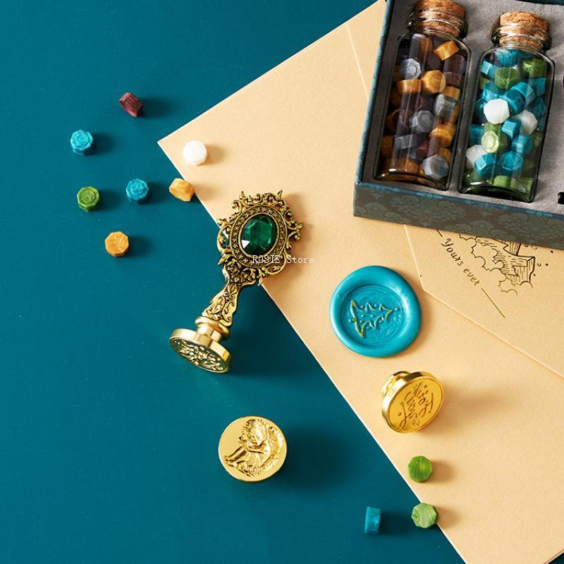 Lakzegel Stempel Set Gelakte S - Wax Seal Stamp Set recensie en prijs