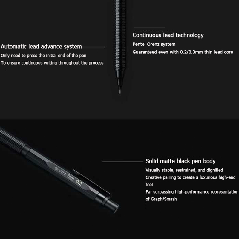 Pentel Professioneel potlood O - Pentel Pen Energel recensie en prijs