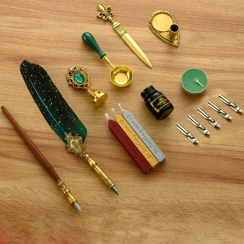 Klassieke Kalligrafie Veer Pen - Wax Seal Stamp Set recensie en prijs