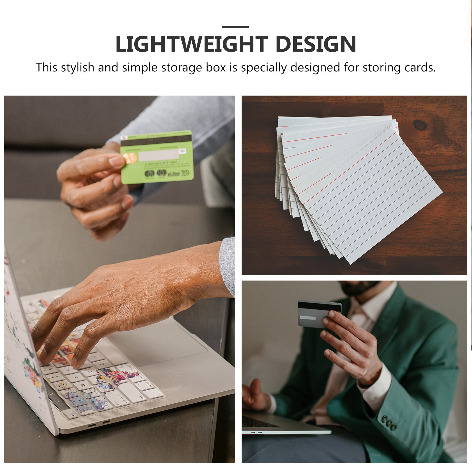 4-delige indexkaart opbergdoos - Index Card Holder recensie en prijs