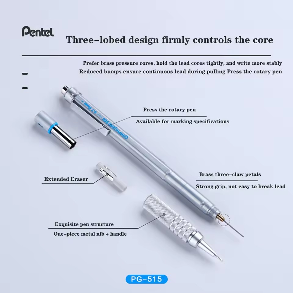 Japan Pentel Grafiek Gear Opst - Pentel Pen Energel recensie en prijs