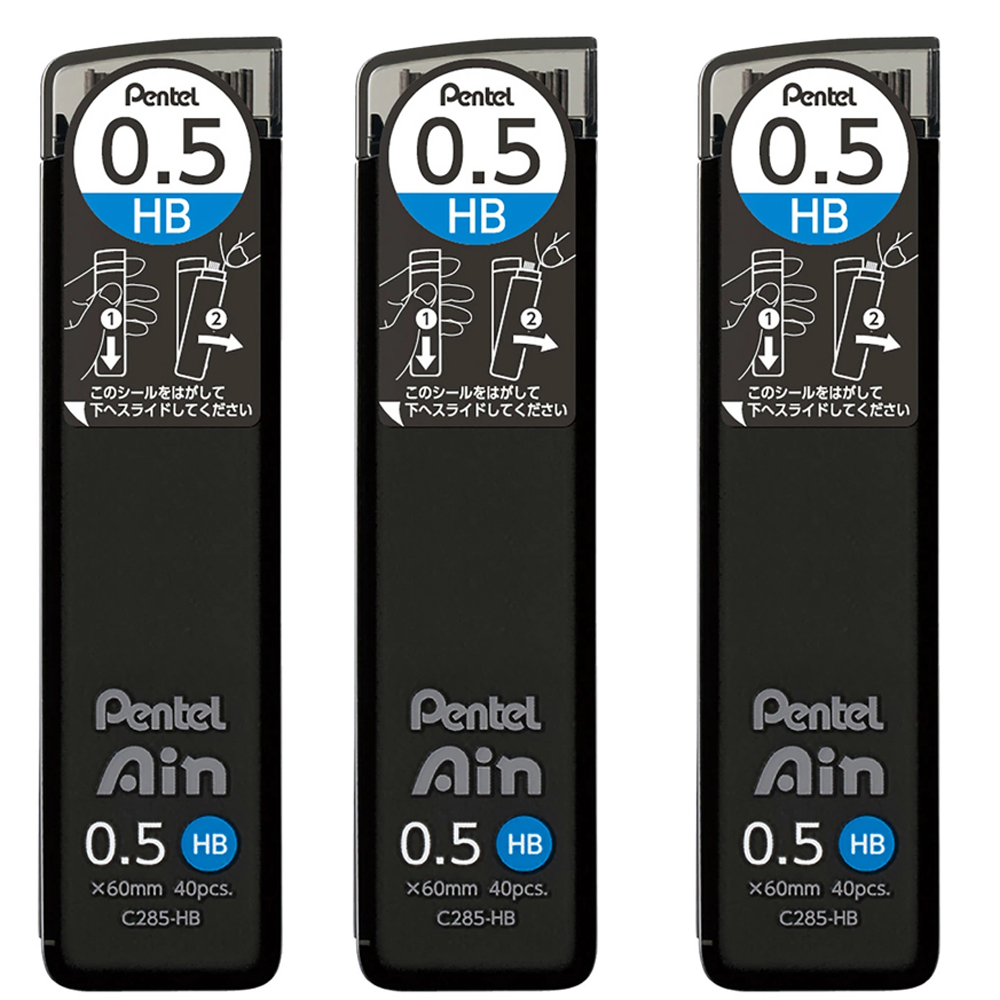 Set van 3 - Pentel Ain vulpotl - Pentel Pen Energel recensie en prijs