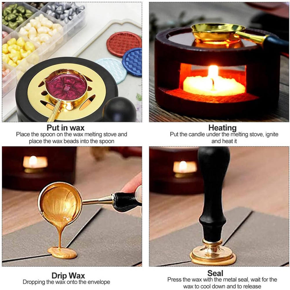 Gepersonaliseerde waszegelstem - Wax Seal Stamp Set recensie en prijs