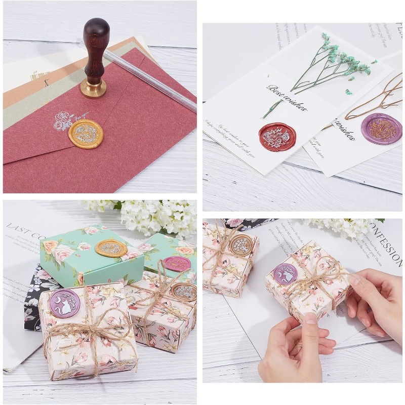 1 Set Kasteel Lakzegel Stempel - Wax Seal Stamp Set recensie en prijs