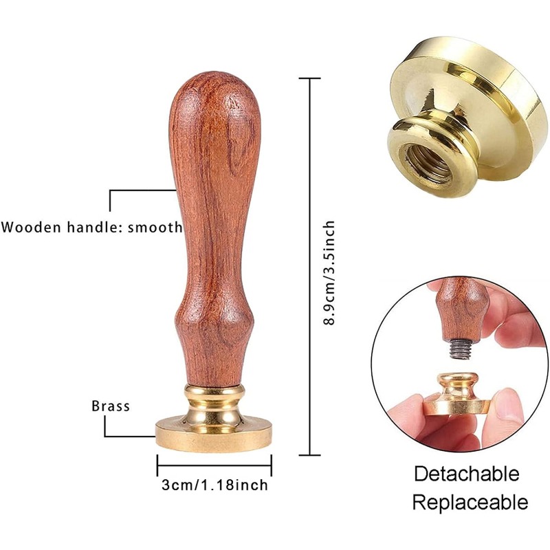 1 Set Kasteel Lakzegel Stempel - Wax Seal Stamp Set recensie en prijs