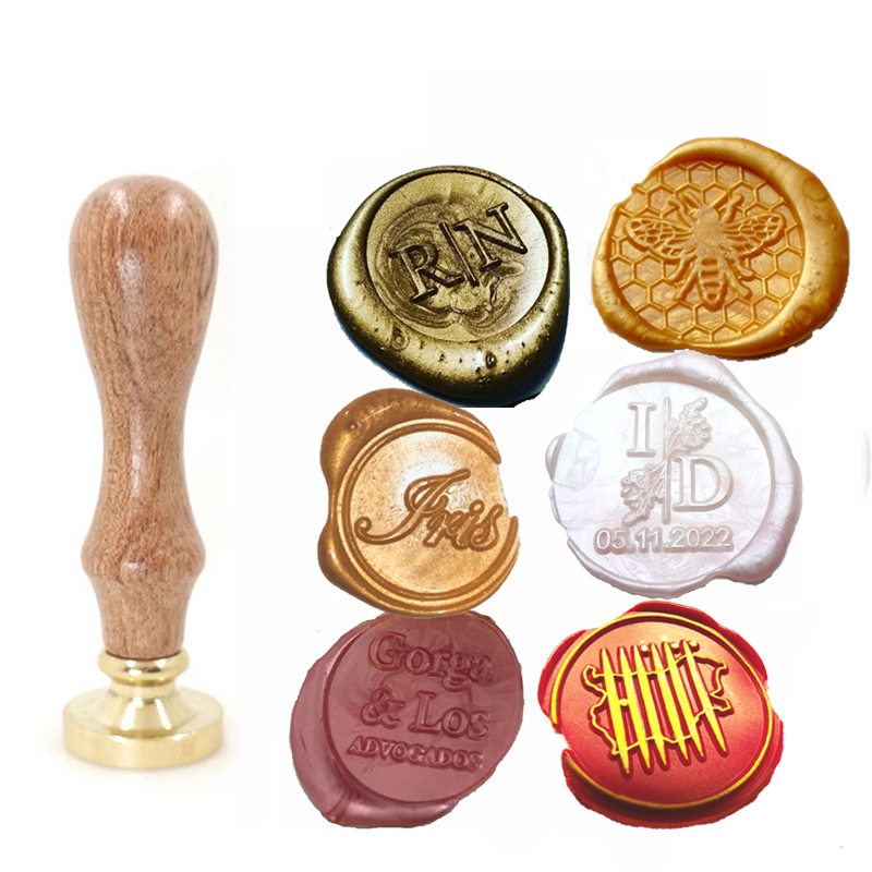 Aangepaste messing waszegelste - Wax Seal Stamp Set recensie en prijs